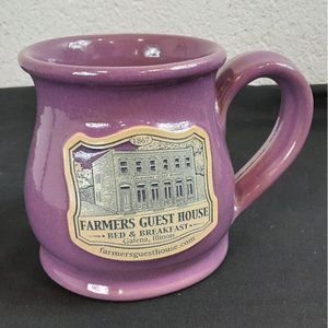 Deneen Pottery Mug Purple Hand Thrown Farmers Guest House Galena IL 2015